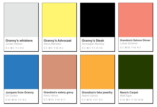 Swatch update (Grannies)